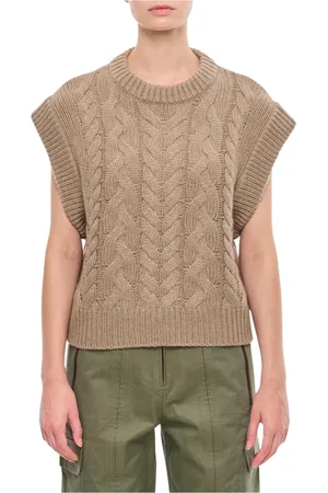 Lisa Yang Round-neck Knitwear, female, , Size: S Merino Wool Sweater Vest