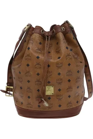 MCM Pre-owned Bucket Bags, female, , Size: ONE SIZE Pre-owned Leather shoulder-bags