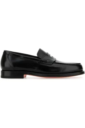 santoni Loafers, male, , Size: 10 1/2 US Leather Loafers