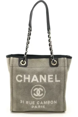 CHANEL Pre-owned Tote Bags, female, , Size: ONE SIZE Pre-owned Canvas totes