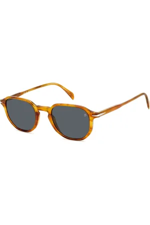 DB EYEWEAR BY DAVID BECKHAM Sunglasses, male, , Size: 50 MM Striped Brown/Grey Sunglasses