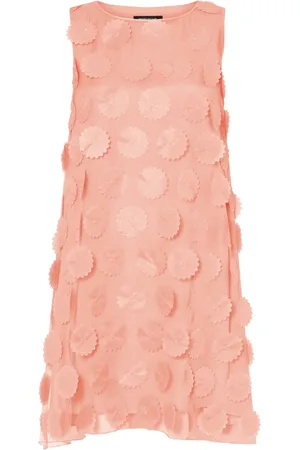 Bruuns Bazaar Short Dresses, female, , Size: L Peachy Dress with Organza Flowers
