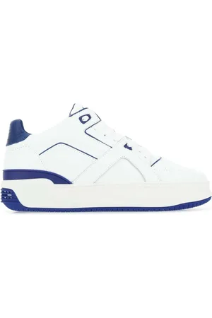 JUST DON Sneakers, male, , Size: 8 US Two-tone leather Courtside Lo JD3 sneakers