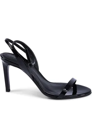 Calvin Klein High Heel Sandals, female, , Size: 11 US Italian Leather Sandal Model