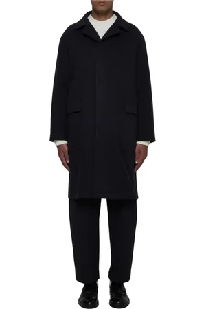 TAGLIATORE Single-Breasted Coats, male, , Size: 4XL Overcoat Classic Fit Long Wool