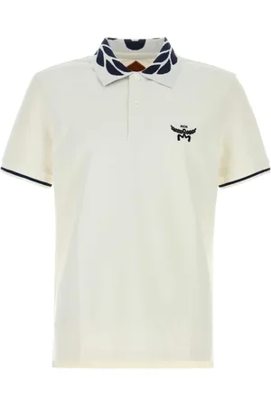 MCM Polo Shirts, male, , Size: M Stretch Piquet Polo Shirt