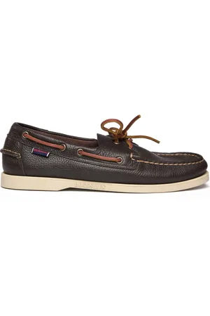 SEBAGO Sailor Shoes, male, , Size: 11 US Leather Yachting Loafers Non-Slip Sole