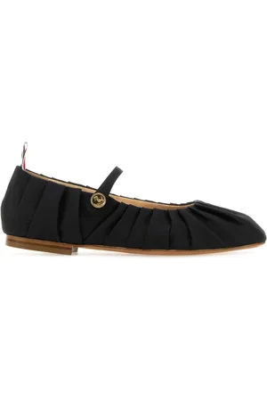 Thom Browne Ballerinas, female, , Size: 7 1/2 US Fabric John Ballerinas