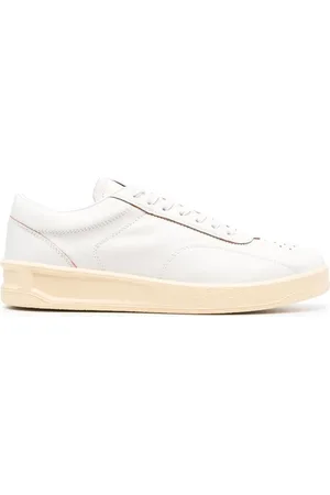Jil Sander Sneakers, male, , Size: 7 US Leather Lace-Up Sneakers
