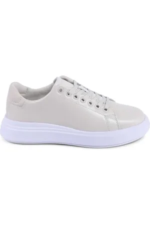 Calvin Klein Sneakers, female, , Size: 10 US Leather Platform Sneaker