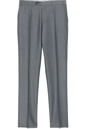 CANALI Suit Trousers, male, , Size: XL Slate Dress Pants