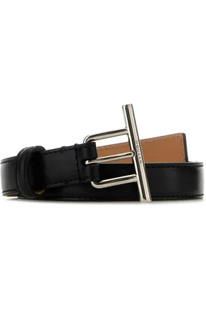 Alexander McQueen Belts, female, , Size: 85 CM Classic Leather Belt