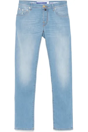Jacob Cohen Slim-fit Jeans, male, , Size: W34 Light Button-Front Jeans