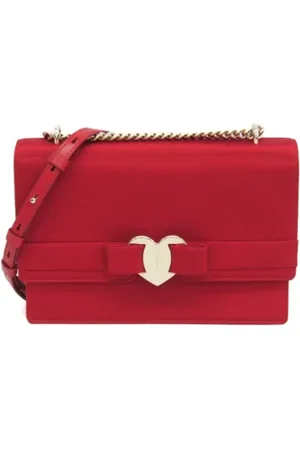 Salvatore Ferragamo Pre-owned Shoulder Bags, female, , Size: ONE SIZE Pre-owned Canvas shoulder-bags