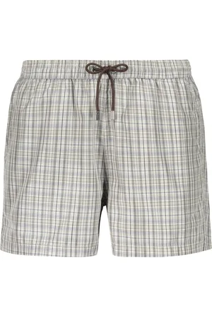 MOORER Beachwear, male, , Size: XL Quick Dry Swim Shorts with Motif