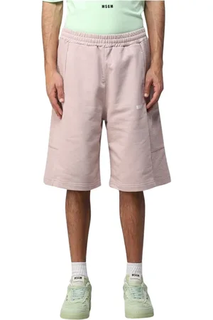 Msgm Casual Shorts, male, , Size: S Panelled Sweatshorts for Men