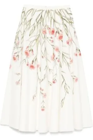 Giambattista Valli Midi Skirts, female, , Size: XS Printed Flared Skirt in