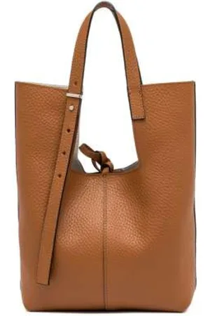 Gianni chiarini Tote Bags, female, , Size: ONE SIZE Geometric leather handbag with metal details