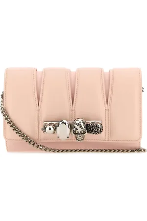 Alexander McQueen Cross Body Bags, female, , Size: ONE SIZE leather The Slash clutch