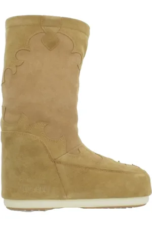 Moon Boot Winter Boots, female, , Size: 5 US Iconic Winter Boots with Suede Embroidery