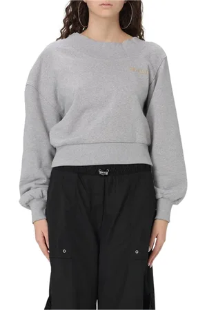 The Attico Sweatshirts, female, , Size: S Grey Relaxed Fit Sweatshirt