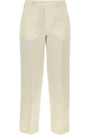 PT Torino Straight Trousers, female, , Size: 2XS Ivory Twill Emma Pant