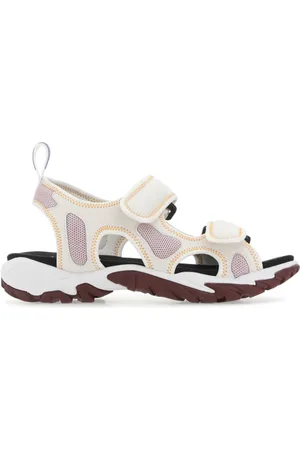 Alexander McQueen Flat Sandals, male, , Size: 9 US Striae Sandals