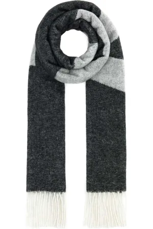 A.P.C. Winter Scarves, female, , Size: ONE SIZE Dark Grey Wool Blend Malo Scarf