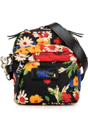 Miu Miu Pre-owned Cross Body Bags, female, , Size: ONE SIZE Pre-owned Canvas crossbody-bags