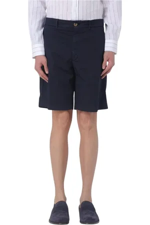 Brunello Cucinelli Casual Shorts, male, , Size: XL Cotton Shorts for Men