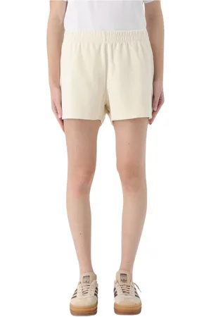 A.P.C. Short Shorts, female, , Size: XL Ecru Relaxed Fit Shorts