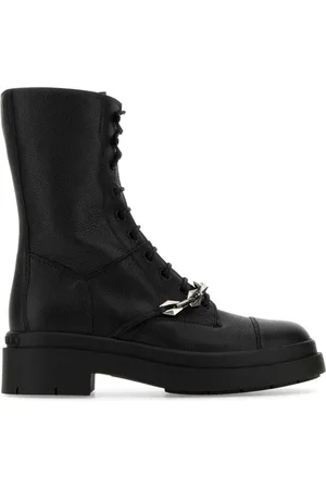 Jimmy Choo Lace-up Boots, female, , Size: 6 US Stylish Leather Ankle Boots