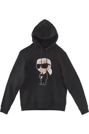 Karl Lagerfeld Hoodies, male, , Size: XL Felpa Cappuccio Karl