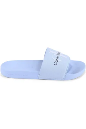Calvin Klein Sliders, female, , Size: 8 US Logo Slide Sandals Casual