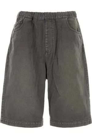 Entire Studios Denim Shorts, male, , Size: L Dark Grey Denim Bermuda Shorts