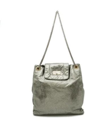 CHANEL Pre-owned Bucket Bags, female, , Size: ONE SIZE Pre-owned Leather chanel-bags