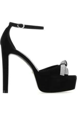 Stuart Weitzman High Heel Sandals, female, , Size: 10 US Suede Platform Sandals