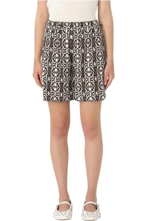 Max Mara Short Shorts, female, , Size: XS Geometric Pattern Shorts for Women