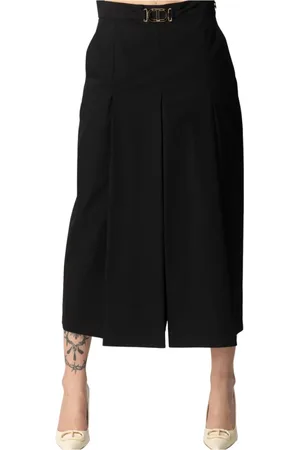 Twin-Set Midi Skirts, female, , Size: S Midi Skirt with Logo Belt