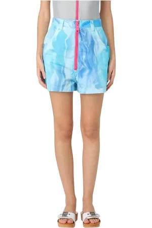 Khrisjoy Short Shorts, female, , Size: S Gnawed TieDye Print Shorts