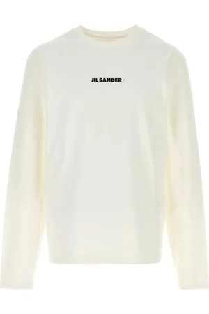 Jil Sander Long Sleeve Tops, male, , Size: M Crewneck Long-Sleeve T-Shirt