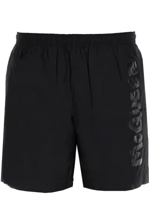 Alexander McQueen Casual Shorts, male, , Size: S Graffiti Logo Swimwear Shorts