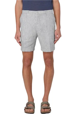 120% Lino Casual Shorts, male, , Size: L Linen Casual Shorts Stylish Comfortable
