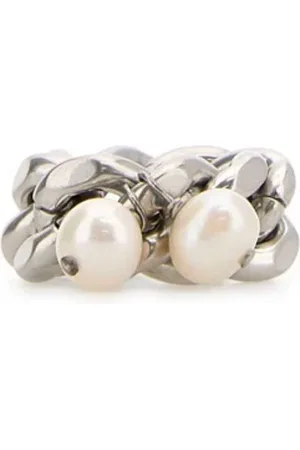 Jil Sander Rings, female, , Size: S Elegant Silver Metal Ring