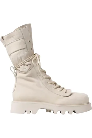 J.W.Anderson Lace-up Boots, female, , Size: 9 US Chunky Sole Leather Combat Boots