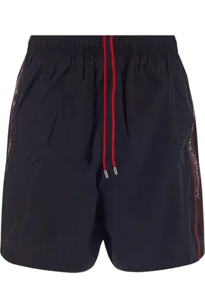 Alexander McQueen Beachwear, male, , Size: M Iconic Logo Beachwear
