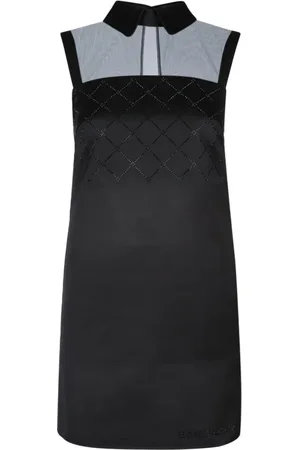 Elisabetta Franchi Short Dresses, female, , Size: L Elegant Dresses with Bed and Applications