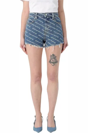 Alexander Wang Denim Shorts, female, , Size: W25 Denim Shorts for Women