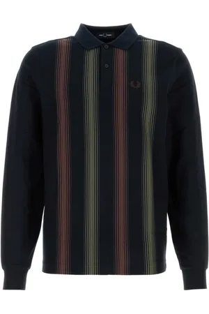 Fred Perry Polo Shirts, male, , Size: XL Embroidered Piquet Polo Shirt