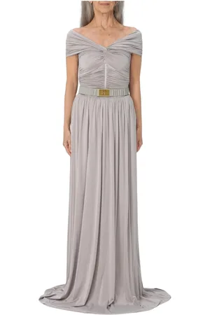 Elisabetta Franchi Gowns, female, , Size: S Elegant Maxi Dress for Special Occasions